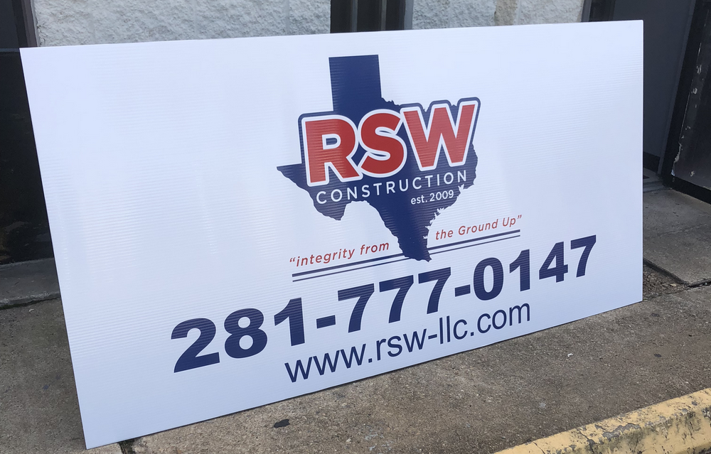 Company Signage - Same Day Banners Houston