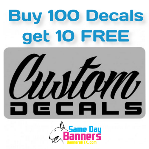 custom decal sale