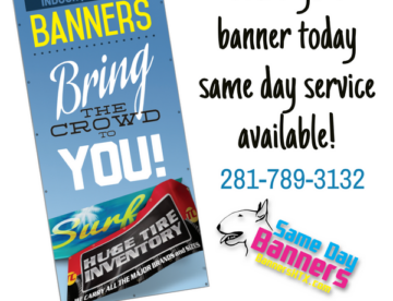 Indoor outdoor banners