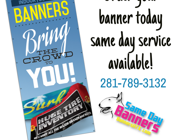 Indoor outdoor banners