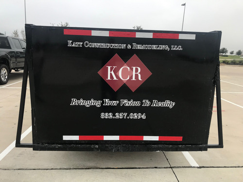 Vehicle Graphics - Back of Trailer